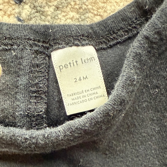 Petit Lem Black and Gray Kids Outfit - Picture 4 of 4